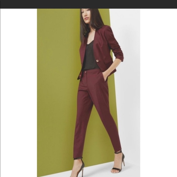 Ted Baker London Jackets & Blazers - Ted Baker Wine Coloured “Deliha” Blazer, TB sz 0